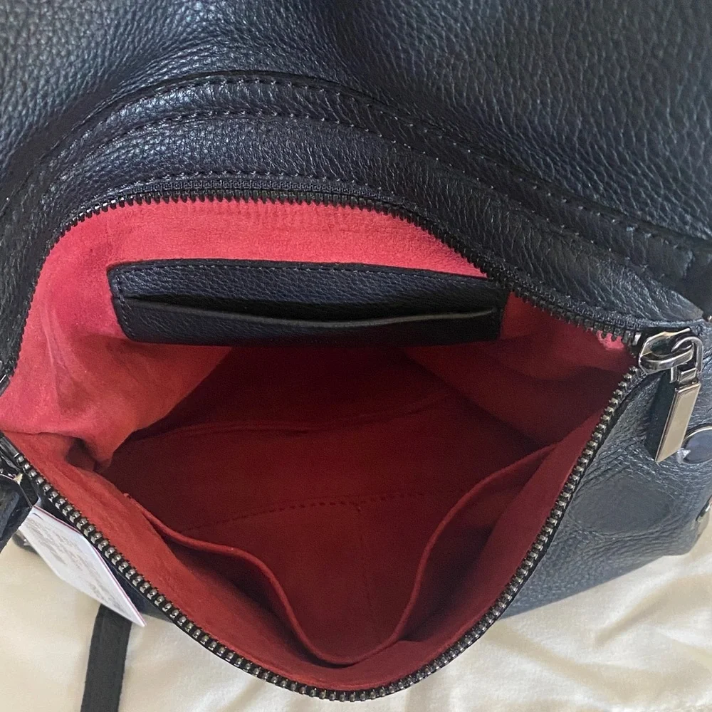 Hammitt VIP Med Red Zip Crossbody Bag - Picture 10 of 13